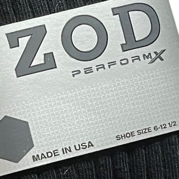 IZOD Men’s Black Socks, 2 Packs, Size L, Made In USA, NWT - Picture 3 of 6